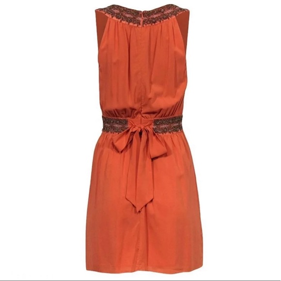 Alice & Olivia Orange Sheath Dress - Picture 4 of 15